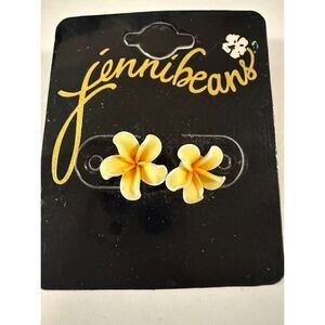 Plumeria flower studs